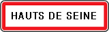 Panneau Département Hauts de Seine